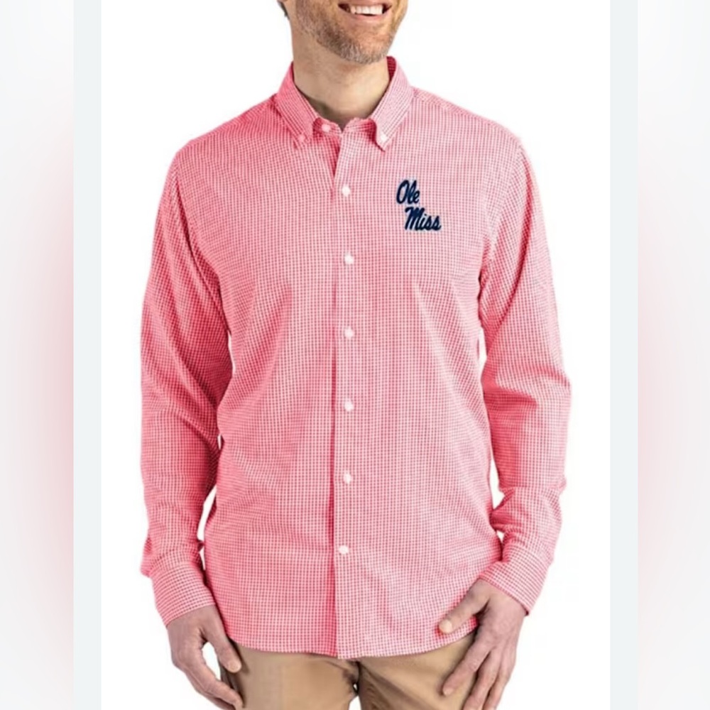 Ole Miss Cutter & Buck Shirt- 3XL new without tags